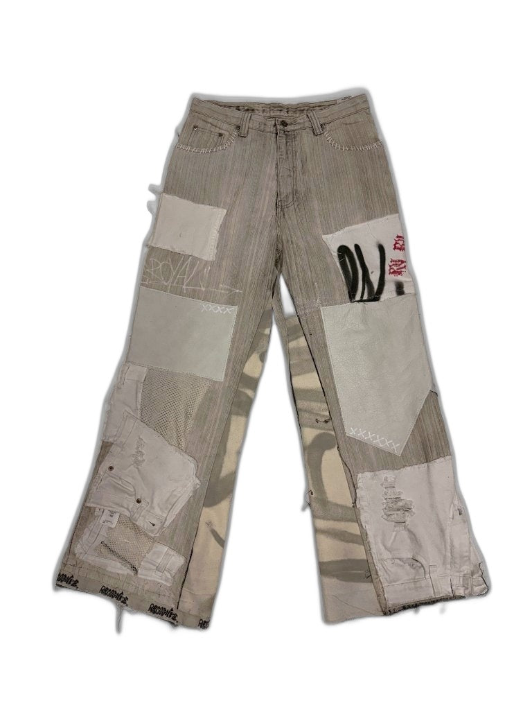 RECONSTRUCTED 001_26_02 — Deconstructed Multi-Patch Patchwork Denim