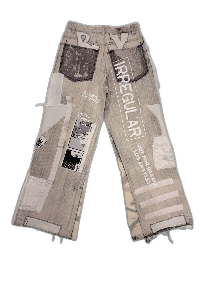 RECONSTRUCTED 001_26_02 — Deconstructed Multi-Patch Patchwork Denim