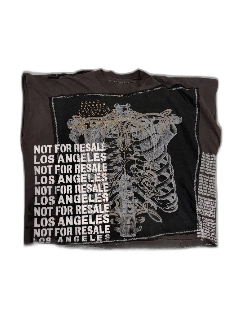 RECONSTRUCTED 001_26_04 — Black NFR Sneaker Graphic Tee