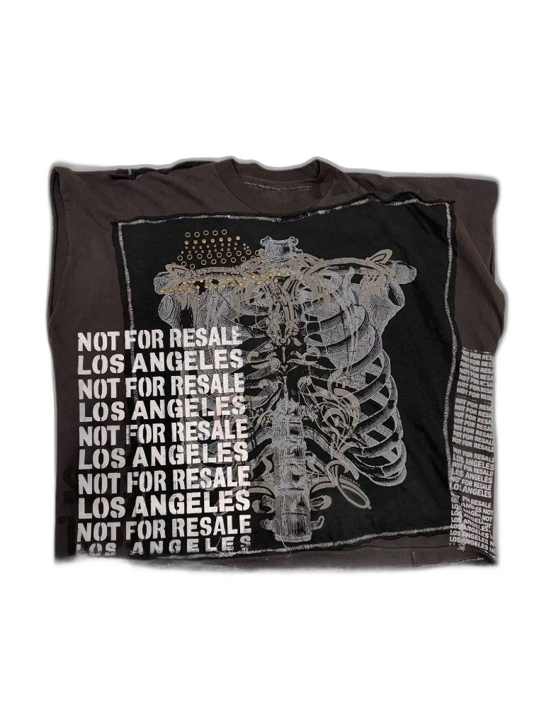 RECONSTRUCTED 001_26_04 — Black NFR Sneaker Graphic Tee