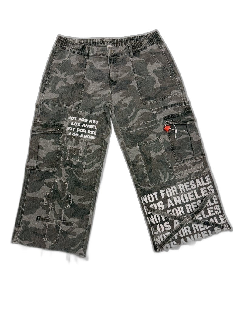 RECONSTRUCTED 001_26_05 — Grey Urban Camo Cargo Pants