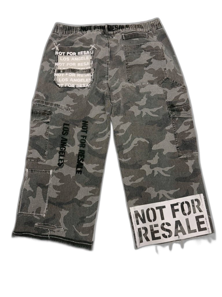 RECONSTRUCTED 001_26_05 — Grey Urban Camo Cargo Pants