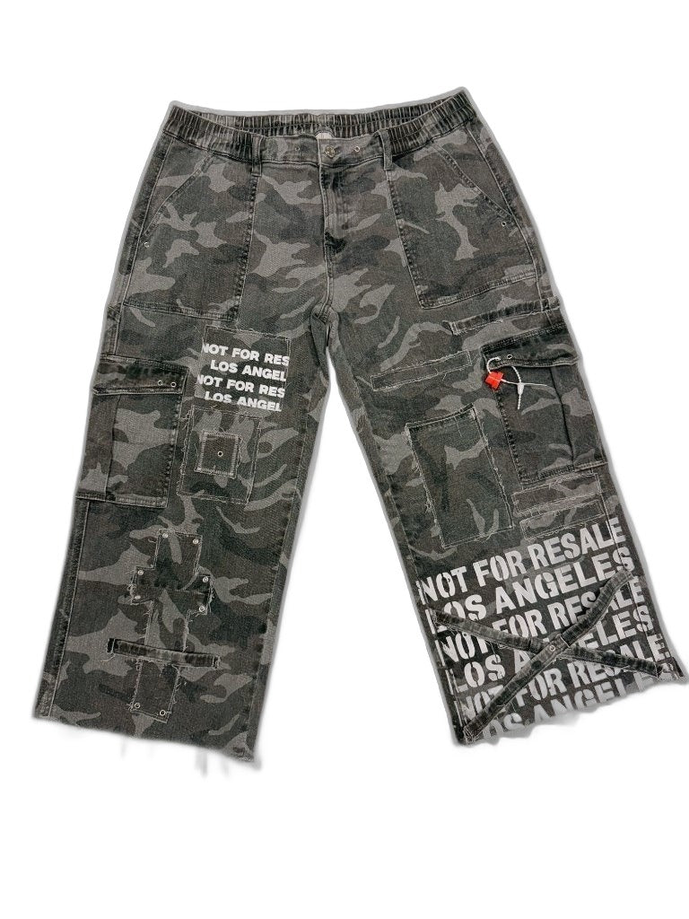 RECONSTRUCTED 001_26_05 — Grey Urban Camo Cargo Pants