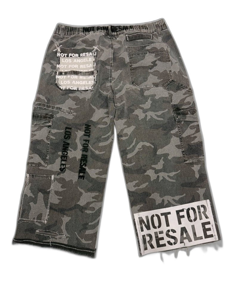 RECONSTRUCTED 001_26_05 — Grey Urban Camo Cargo Pants