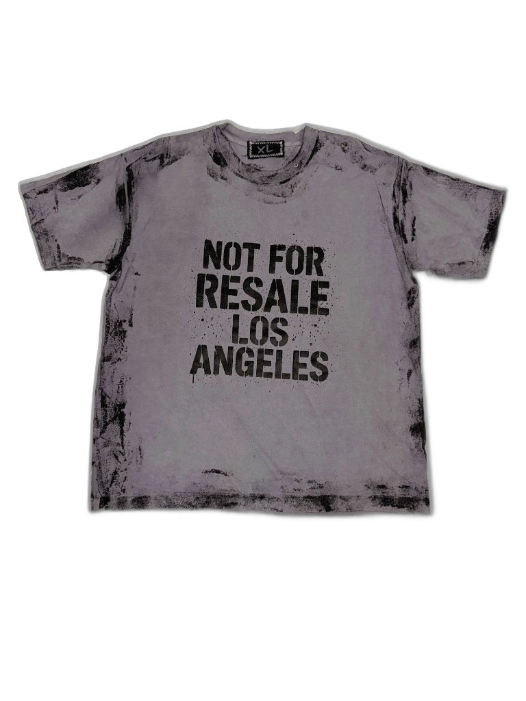 RECONSTRUCTED UNIT 001_26_21 — Grey Smoke-Dyed NFR Stencil Tee