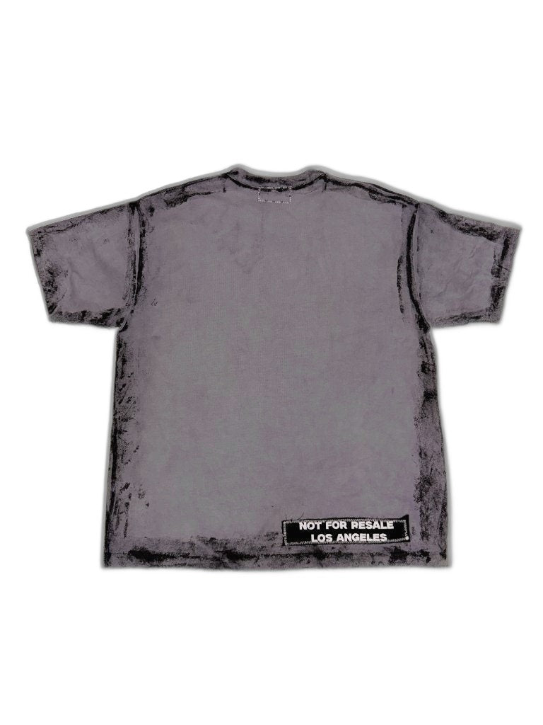 RECONSTRUCTED UNIT 001_26_21 — Grey Smoke-Dyed NFR Stencil Tee