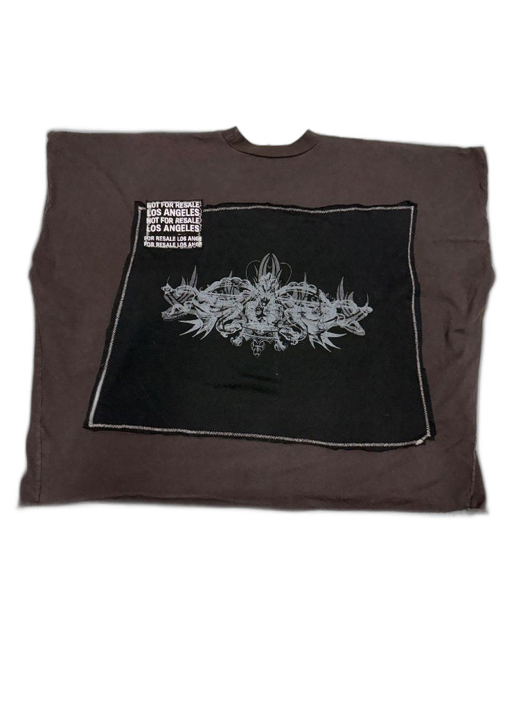 RECONSTRUCTED 001_26_29 — Black Box Tee, No-Sleeve Raw Square Cut