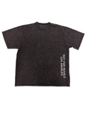 RECONSTRUCTED 001_26_52 — Black Leopard All-Over Print Tee, NFR Vertical Hem Print & signature Grommet Collar.
